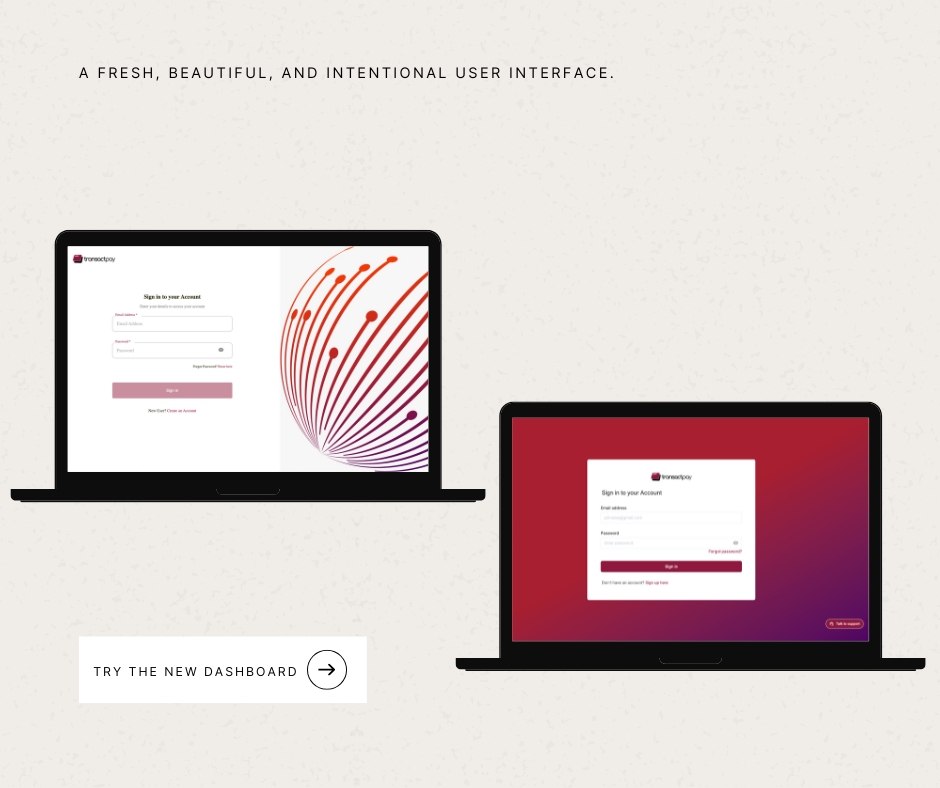 Explore the new Transactpay Dashboard. Featuring editable Payment Links, 2FA security, bulk reporting, and a 7-module navigation for ultimate efficiency.